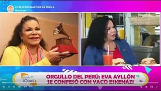 Eva Ayllón feliz con su ‘nuera’, Mónica Torres