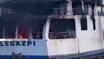 필리핀 여객선, 운항 중 화재...승객·선원 120명 전원 구조 / YTN