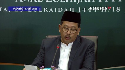 [FULL] Hasil Sidang Isbat: Pemerintah Tetapkan Iduladha Jatuh Pada 29 Juni 2023