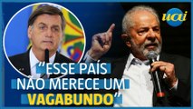 Lula chama Bolsonaro de 'gângster' e 'vagabundo'
