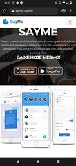 SayMe Messenger Será que substituirá o WhatsApp telegram e signal