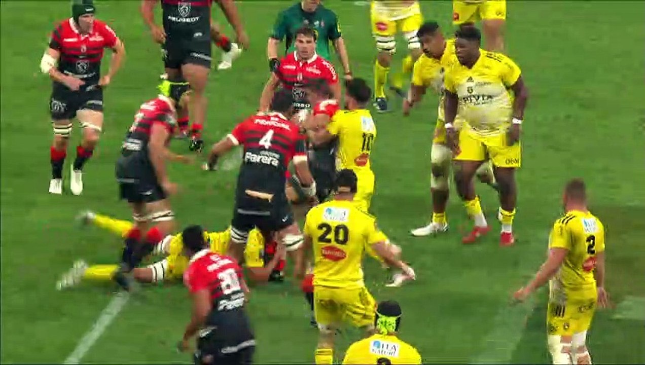TOP 14 - Essai de Romain NTAMACK (ST) - Stade Toulousain - Stade Rochelais - Saison 2022-2023