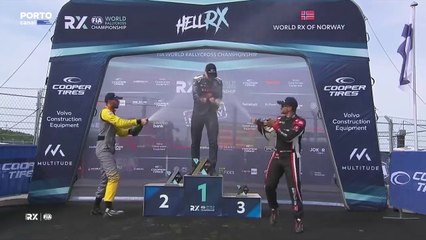 Johan Kristoffersson venceu a segunda etapa do mundial de Rallycross na Noruega