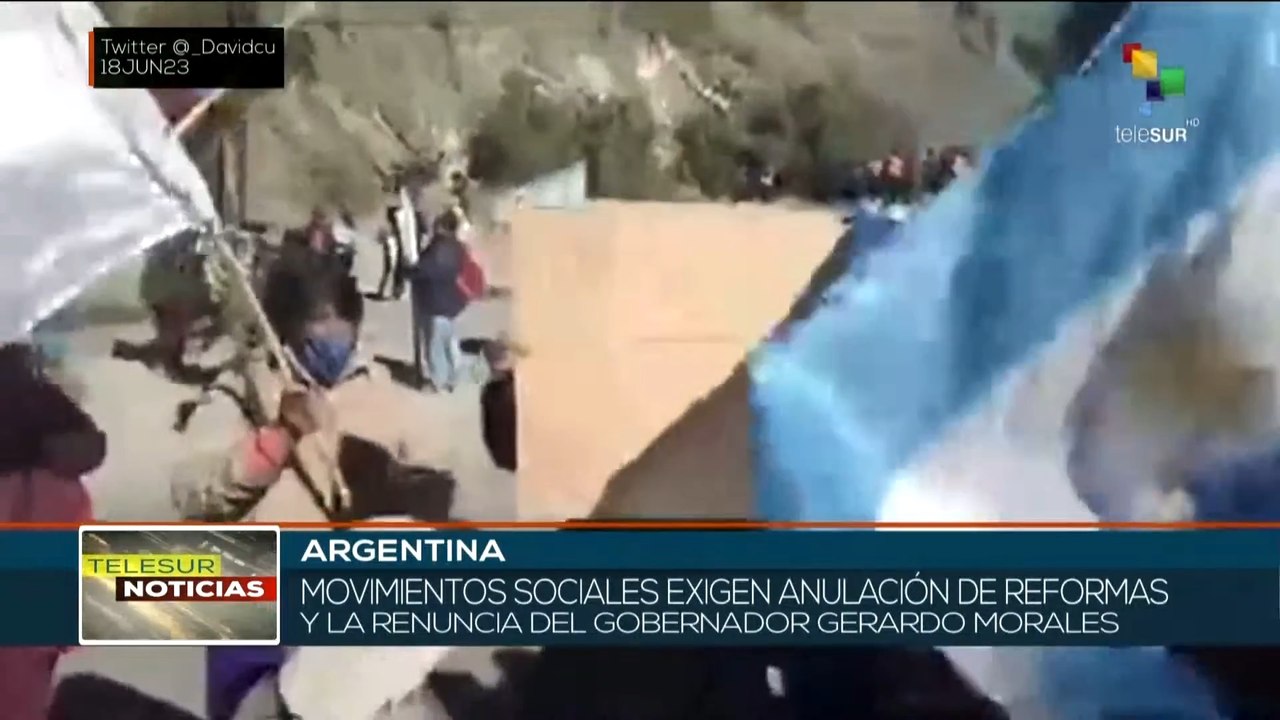 teleSUR Noticias 17:30 18-06: Continúan movilizaciones en Jujuy pese la represión