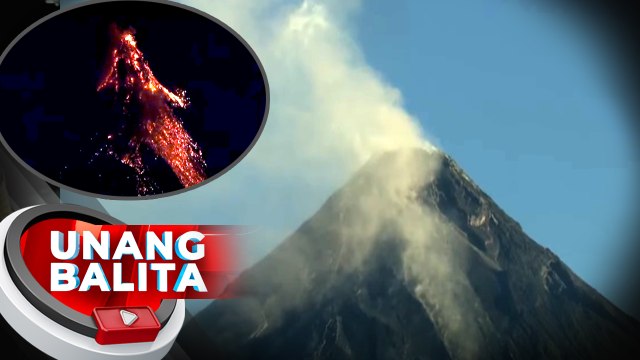 Bulkang Mayon, muling nagbuga ng lava; mahigit 19,000 residente, inilikas | UB