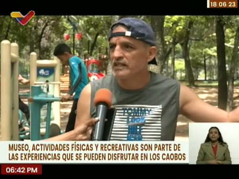 Realizan diferentes actividades físicas y recreativas para visitantes en el parque Los Caobos