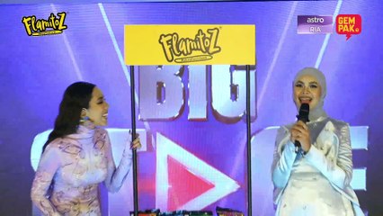 Sayu selepas perform, Aufahanie hampir menangis atas pentas. - Big Stage 5 X Flamitoz