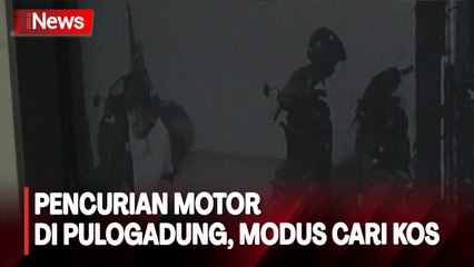 Awas! Pencurian Motor Terekam CCTV di Pulogadung,  Modus Cari Tempat Kos