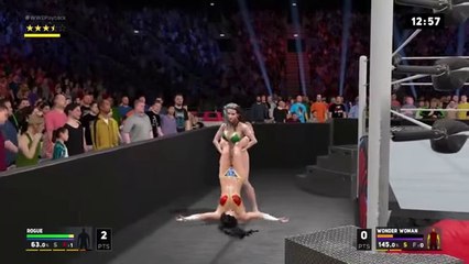 Wrestling Wonder girls vs. Rogue - Ironman Match