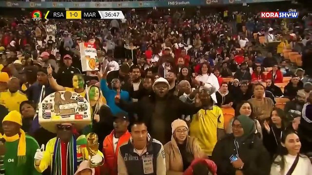 ملخص مباراة المغرب وجنوب افريقيا 1-2 تألق بيرسي تاو مباراة مجنونة HD