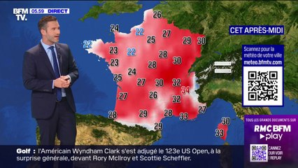 Jusqu'à 34°C... Ce lundi s'annonce chaud mais encore orageux sur une bonne partie du territoire