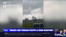 Orages: une tornade frappe Motteville en Seine-Maritime