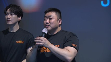'범죄도시3' 마동석 "한국 영화 사랑해 주셔서 진심으로 감사" / YTN