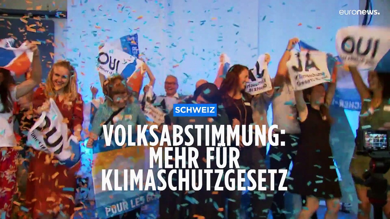 Volksabstimmung: Die Schweiz stimmt für Klimaschutzgesetz