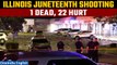 Illinois Shooting: 1 dead, at least 22 hurt in a shooting at a Juneteenth celebration| Oneindia News