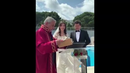 Oyuncu İlker Aksum, 2 yıllık sevgilisiyle evlendi