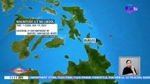 Surigao del Norte niyanig ng magnitude 5.2 na lindol | BT