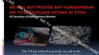 The US has refused to provide any aid to the victims of the devastating earthquake in Syria. Earthquake in syria turkey.