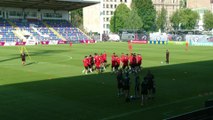 RİGA - A Milli Futbol Takımı, Letonya maçının hazırlıklarını tamamladı