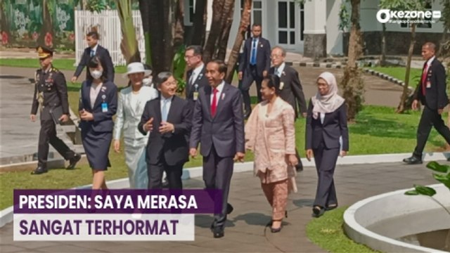 Presiden Joko Widodo Merasa Terhormat atas Kunjungan Kaisar Jepang