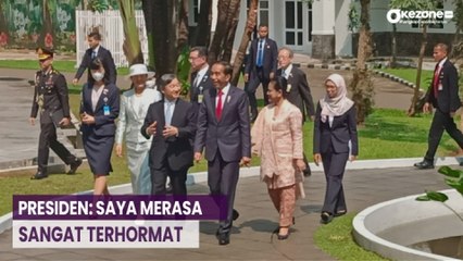 Presiden Joko Widodo Merasa Terhormat atas Kunjungan Kaisar Jepang