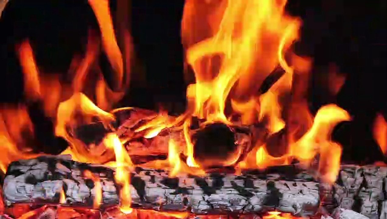 Fireplace With Natural Sound For Relaxation