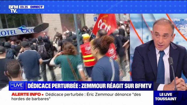Éric Zemmour: Quand vous avez des politiques qui passent leur temps à criminaliser ce que je dis, il est normal qu'il y ait des imbéciles qui passent à l'action