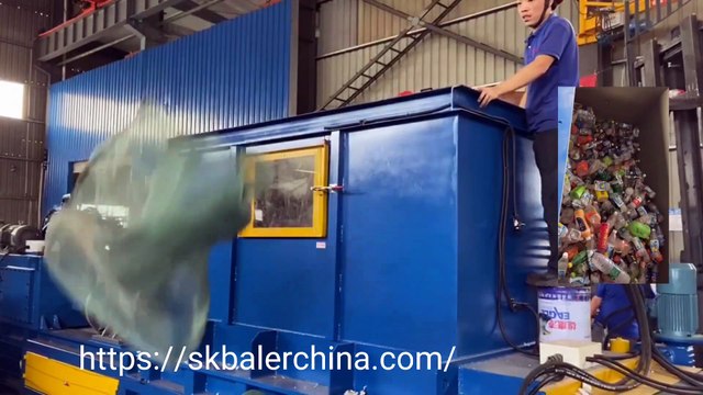 Different types of plastic hydraulic baler machines