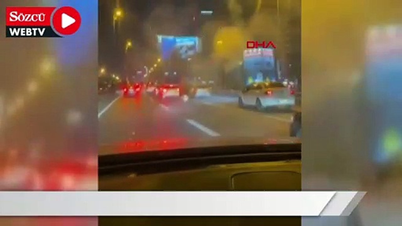 Motosikletli magandalar kamerada