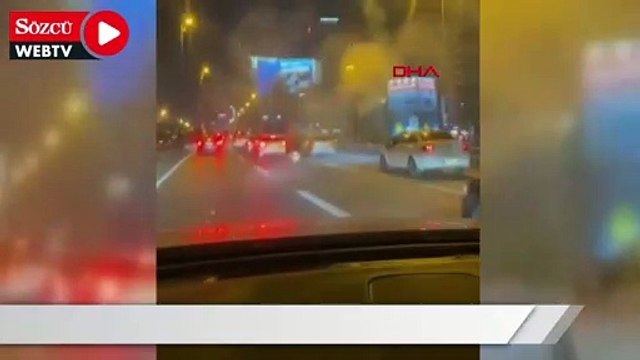 Motosikletli magandalar kamerada