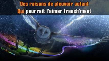 KARAOKE Zaho de Sagazan - La symphonie des éclairs