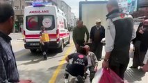 Nevşehir'de Otobüse Binmeye Çalışan Yaşlı Adam Düştü