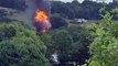 Ross Cook captures 'explosions' on Lampeter industrial estate