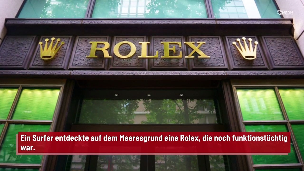 Surfer entdeckt Rolex auf dem Grund des Ozeans
