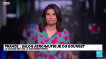 France : salon aéronautique du Bourget, le grand défi de la décarbonation