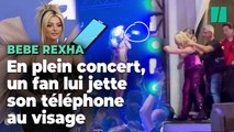 Bebe Rexha a été blessée à son concert par un fan qui lui a jeté son téléphone au visage