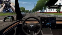 Tesla Model Y - City Car Driving 2023