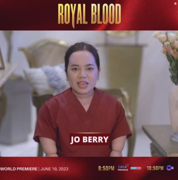 Jo Berry invites you to watch 'Royal Blood' on GMA Telebabad