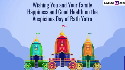 Jagannath Rath Yatra 2023 Wishes: Greetings, Quotes and Messages To Share on This Auspicious Day