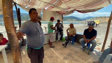 Mexique: une église engloutie émerge à la faveur d'une vague de chaleur