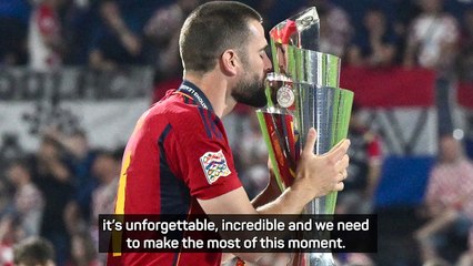 Spain players revel in Nations League victory