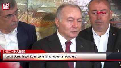 Asgari Ücret Tespit Komisyonu ikinci toplantısı sona erdi