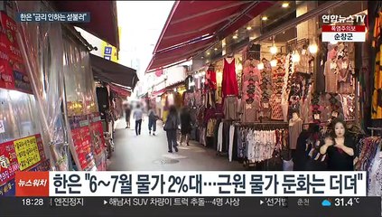 물가 상승 둔화했다지만…"금리 인하는 시기상조"