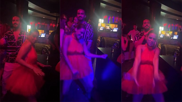 Nia Sharma Orange Backless Dress में Bold Dance Video Viral, Miami में जमकर Masti करते...| Boldsky