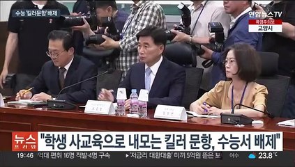 당정, 수능서 '킬러문항' 배제…자사고·외고·국제고 존치