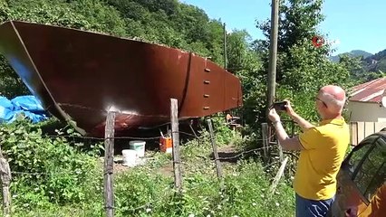 Bateau construit après le phare