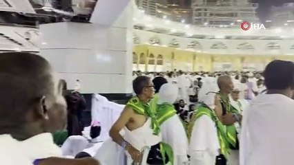 Milyonlarca hacı adayı Kâbe'ye kavuştu