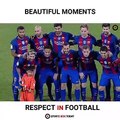 RONALDO vs MESSI l BEAUTIFUL MOMENTS OF RESPECT IN FOOTBAL