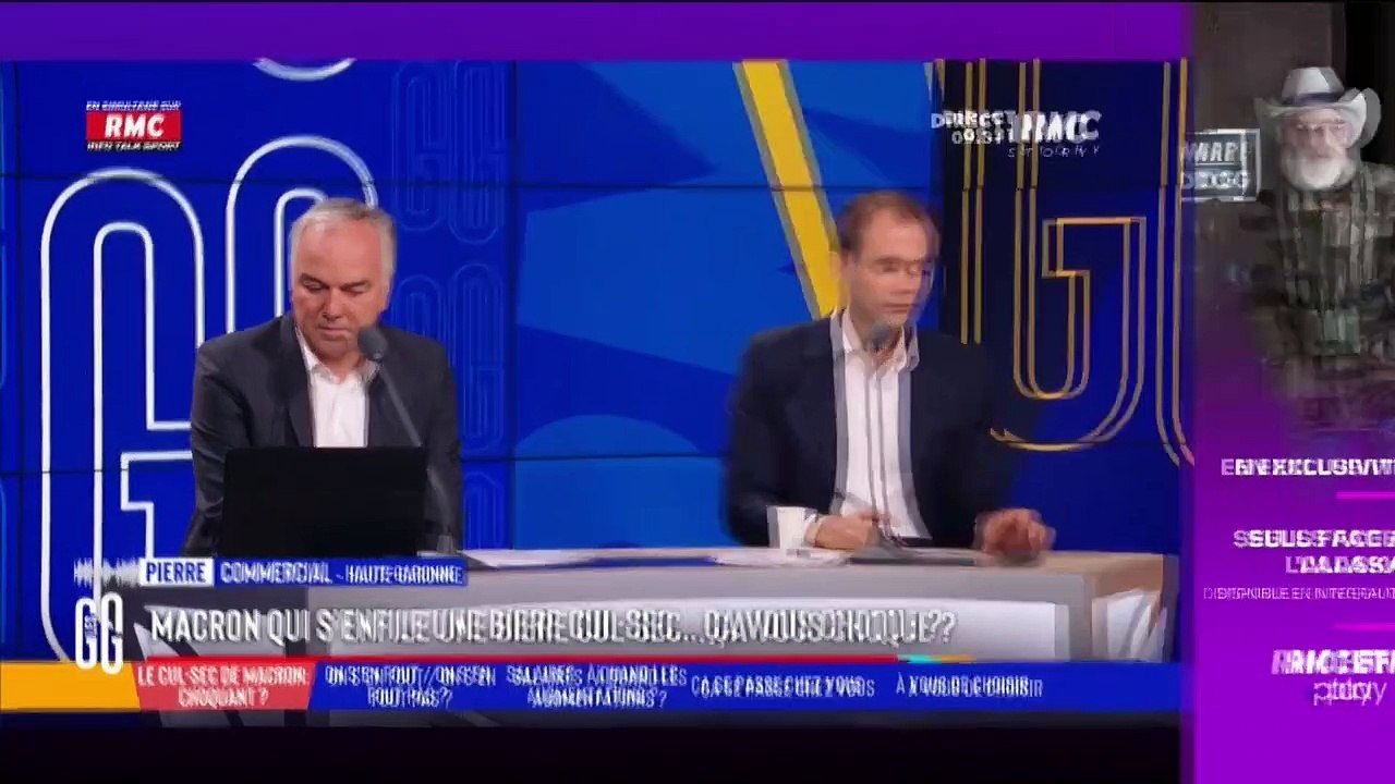 Macron boit une bière cul sec : un chroniqueur des Grandes Gueules l'accable