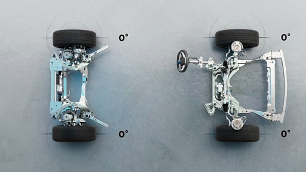 Renault Rafale - système des quatre roues directrices 4Control Advanced - Haute vitesse